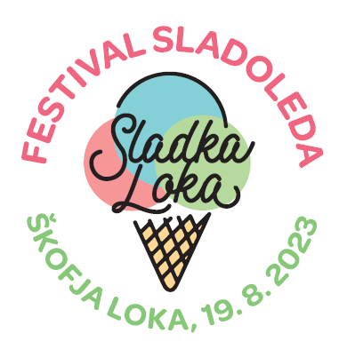Sladka Loka Logo bel